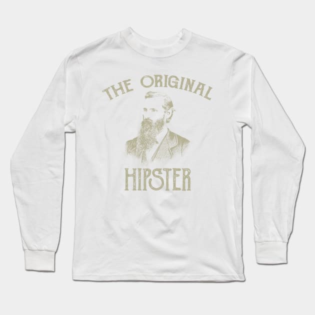 The Original Hipster Long Sleeve T-Shirt by JakeRhodes